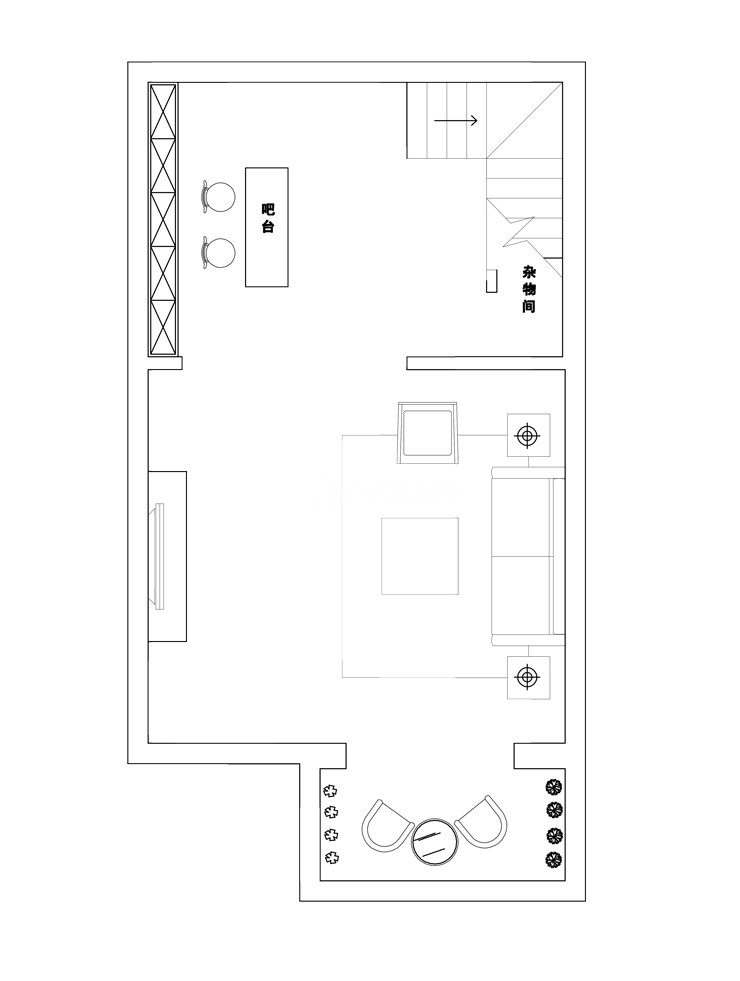 孔雀城-270平-美式風(fēng)格-閣樓平面圖.jpg