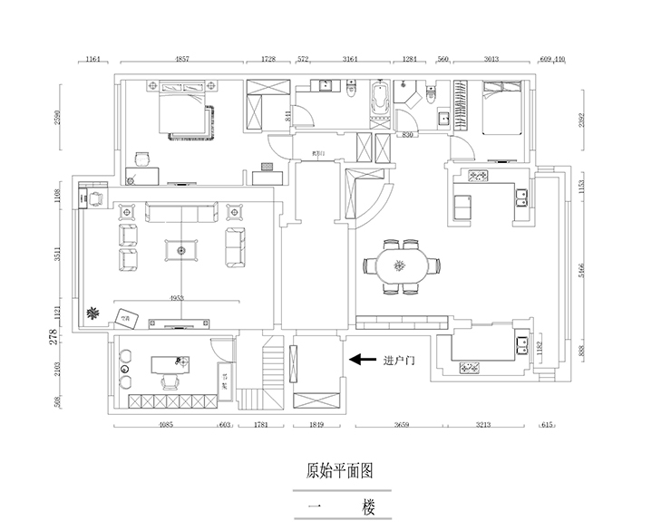 遠(yuǎn)洋公館-340平-簡(jiǎn)歐風(fēng)格-平面布局圖.jpg